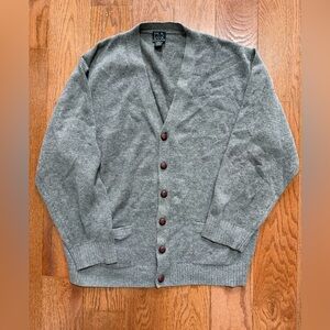 Jos. A. Bank Gray Cardigan Sweater